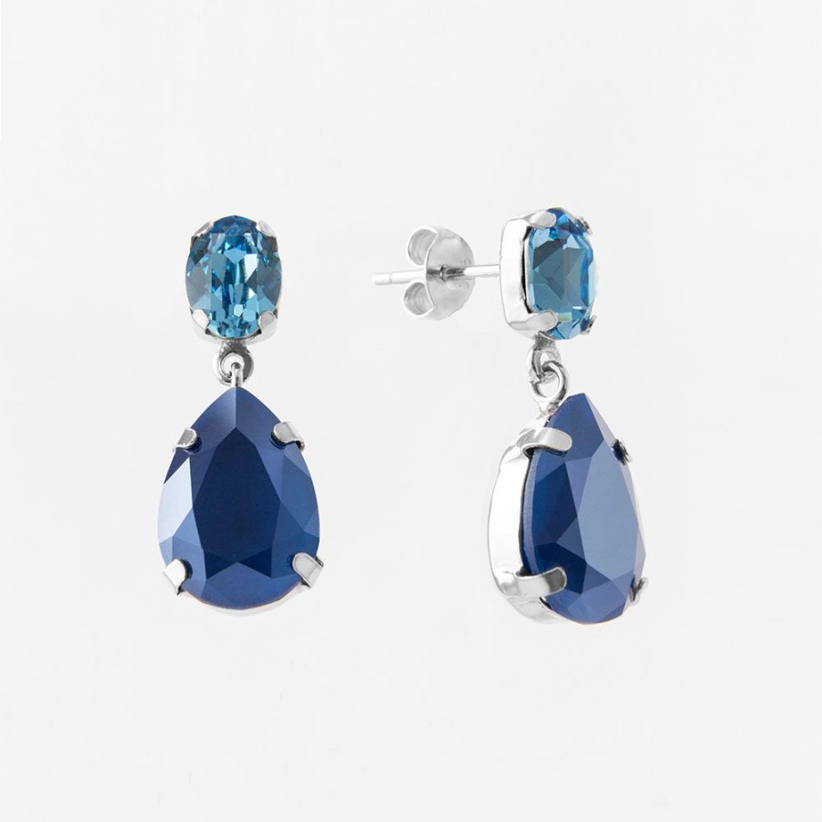 Joyas avant joyas | Aros Plata 925 Avant Cristal Swarovski Elements