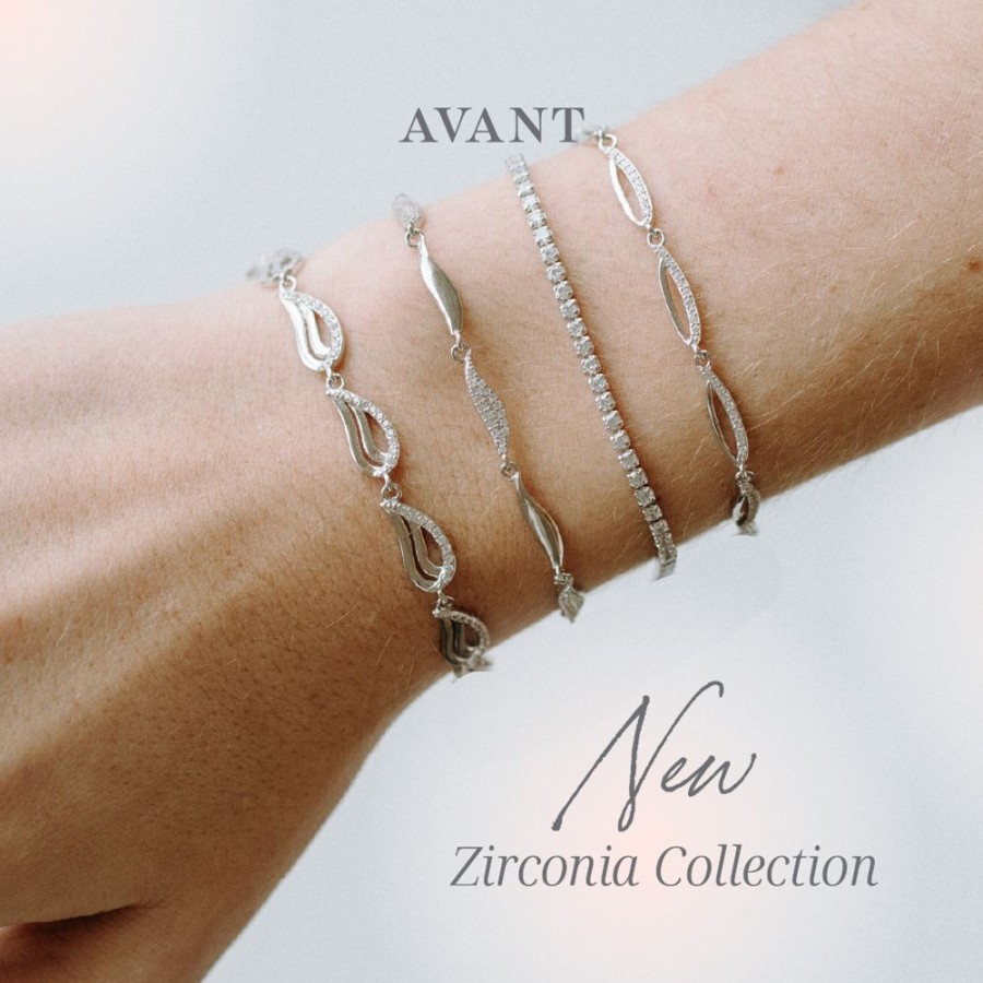 Joyas avant joyas | Pulsera Plata 925 Avant Zirconia Collection