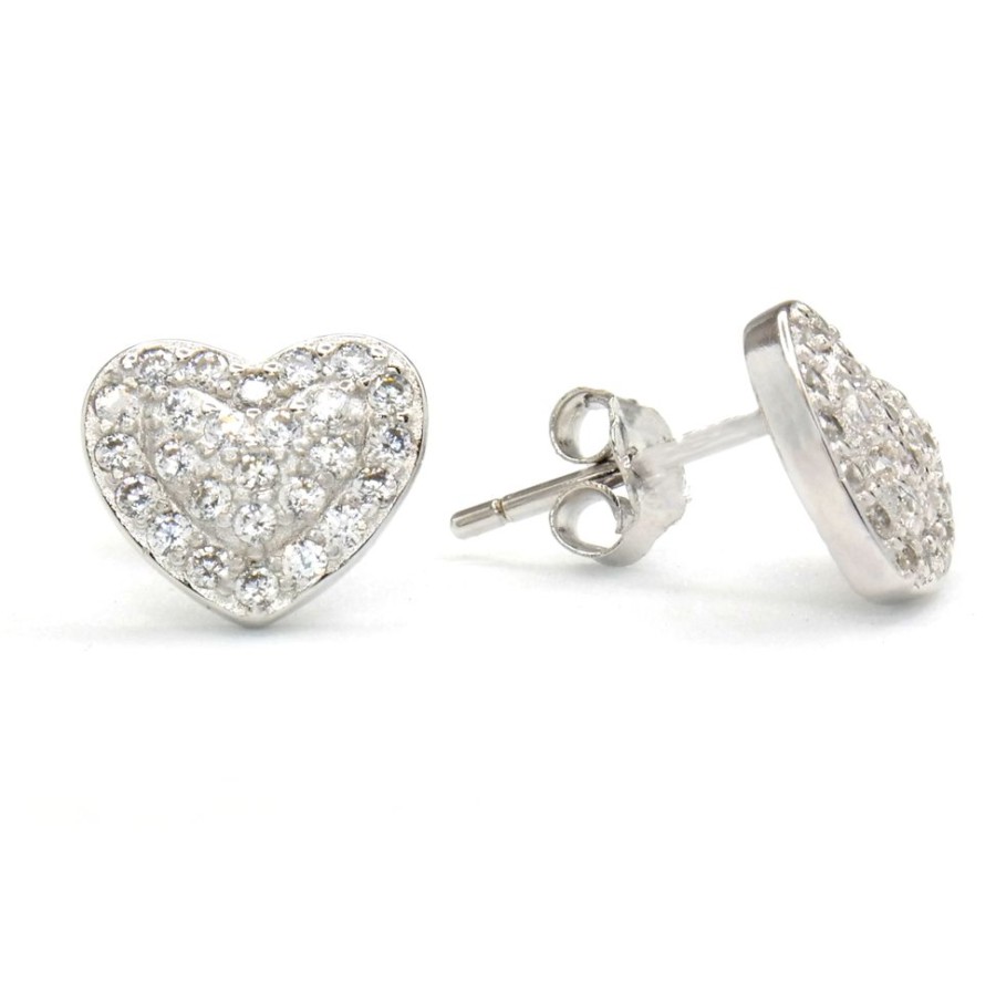 Joyas avant joyas | Aros Plata 925 Avant Love Zirconia