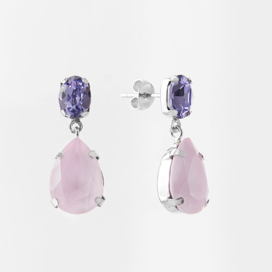 Joyas avant joyas | Aros Plata 925 Avant Cristal Swarovski Elements