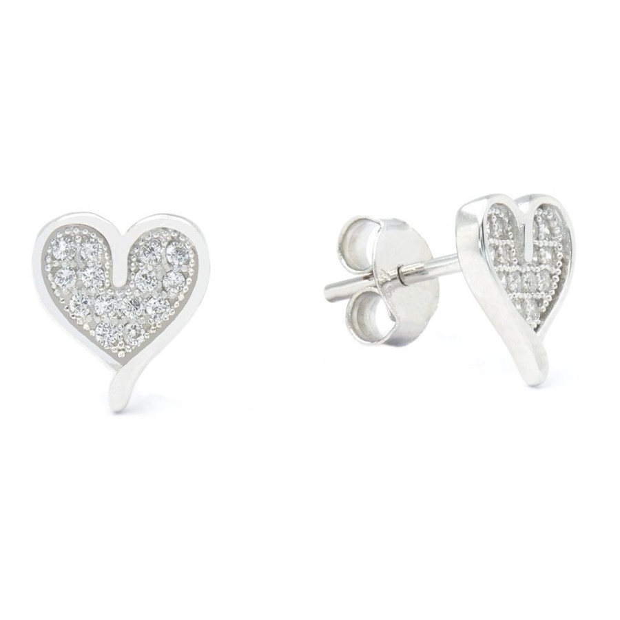 Joyas avant joyas | Aros Plata 925 Avant Love Zirconia